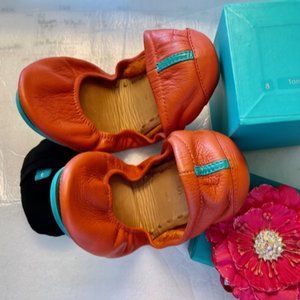 TIEKS Ballet Flats TANGERINE Size 8